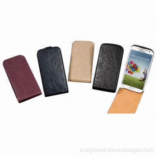 Vintage genuine leather mobile case for Samsung Galaxy S4/I9500